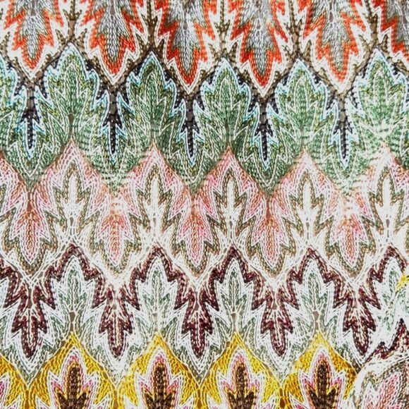 Evolutionary Apparel Retro Semi Sheer Legs Colorful Pull On Bell Bottom Pants - Picture 3 of 15